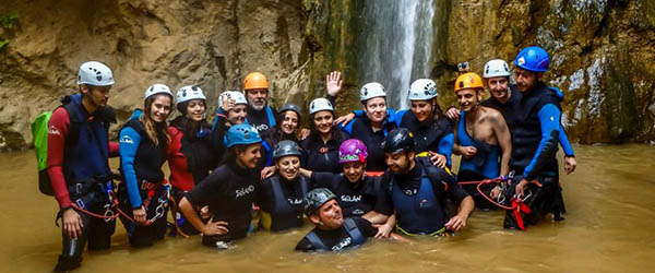 canyoning pelion